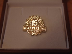 Hatfields Long Service Awards