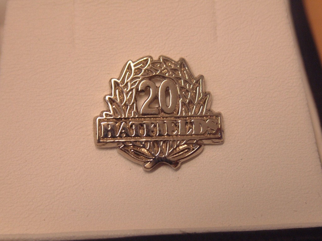 Hatfields Long Service Awards