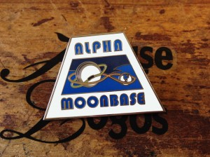 Moonbase Alpha Enamel Badges