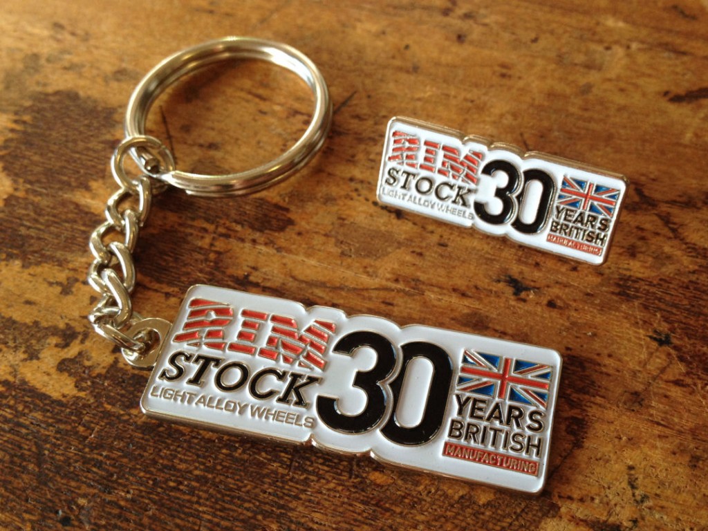 Rimstock 30yrs Badge & Keyring