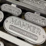 MAHKER Custom Land Rover Badges In Manufacture