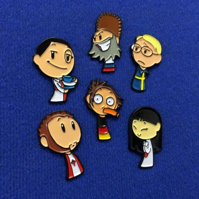 Scandinavia And The World Character Badges Scandinavia And The World Character Badges