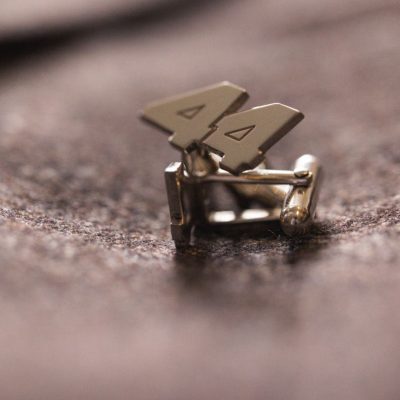 Lewis Hamilton #44 Sterling Silver Cufflinks Lewis Hamilton #44 Sterling Silver Cufflinks