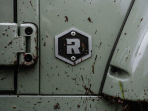 Retro Defenders Cast Aluminium Side Badge On Defender