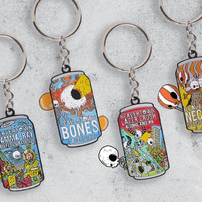 Beavertown Brewery Can Keyrings Beavertown Brewery Can Keyrings